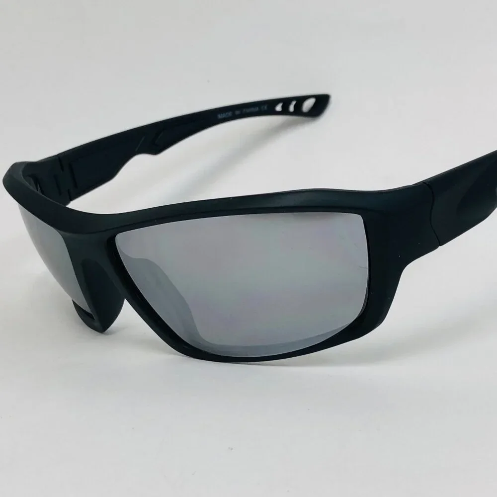 Sport Men Sunglasses Outdoor Silver Mirror Lens Beach Shades Fishing Golfing New